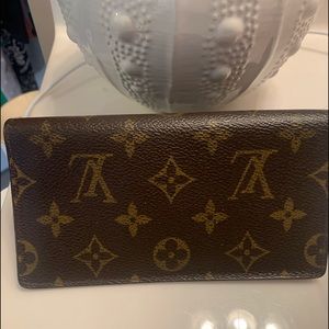 Louis Vuitton Checkbook Classic Monogram Canvas
